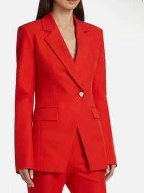 Derek Lam 10 Crosby Statement Red Blazer